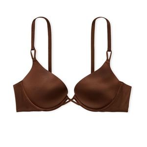 NWT Victoria Secret Bombshell Add-2-Cups Push-Up Bra 36C Ganache